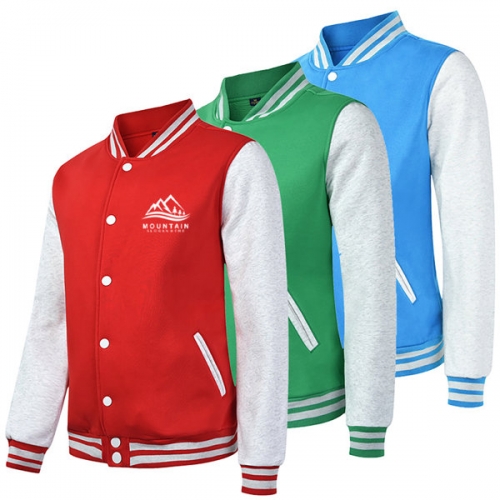 Baseball Uniform Fleece Jacket