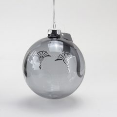 Christmas glass ornament