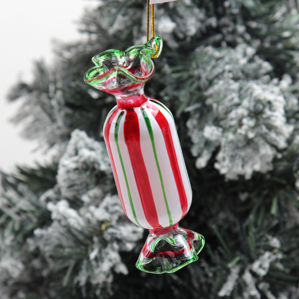 Christmas glass ornament