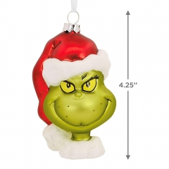 Christmas glass ornament