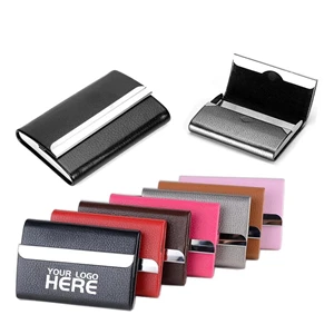 PU Leather Cigarette Business Card Case