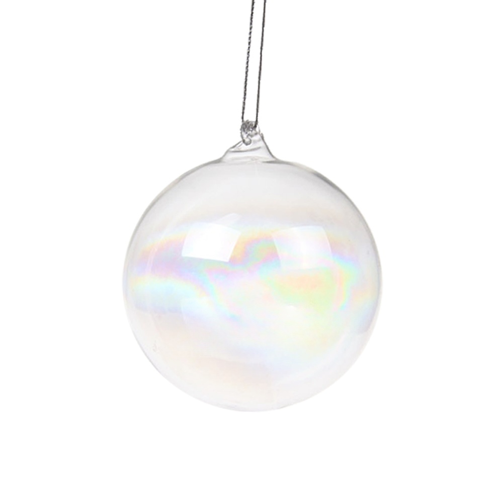 Christmas clear glass ball pendant