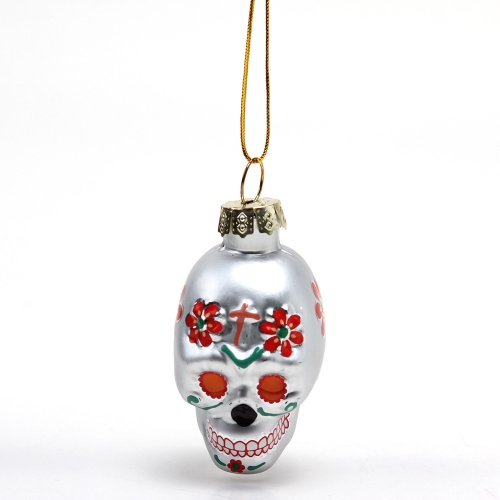 Christmas glass ornament