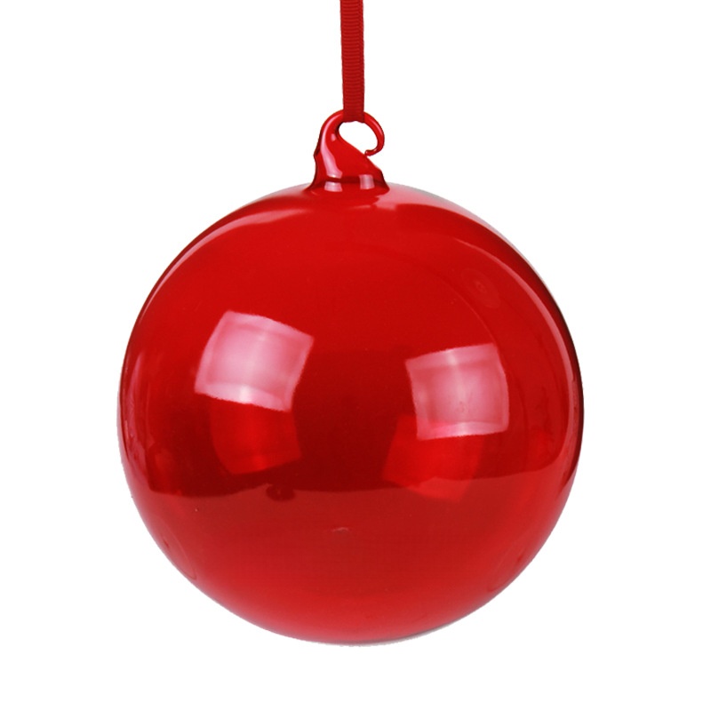 Christmas clear glass ball pendant