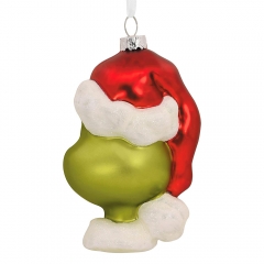 Christmas glass ornament