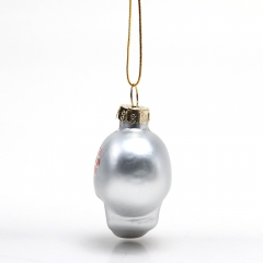 Christmas glass ornament