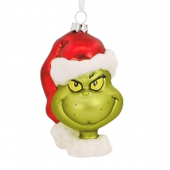 Christmas glass ornament