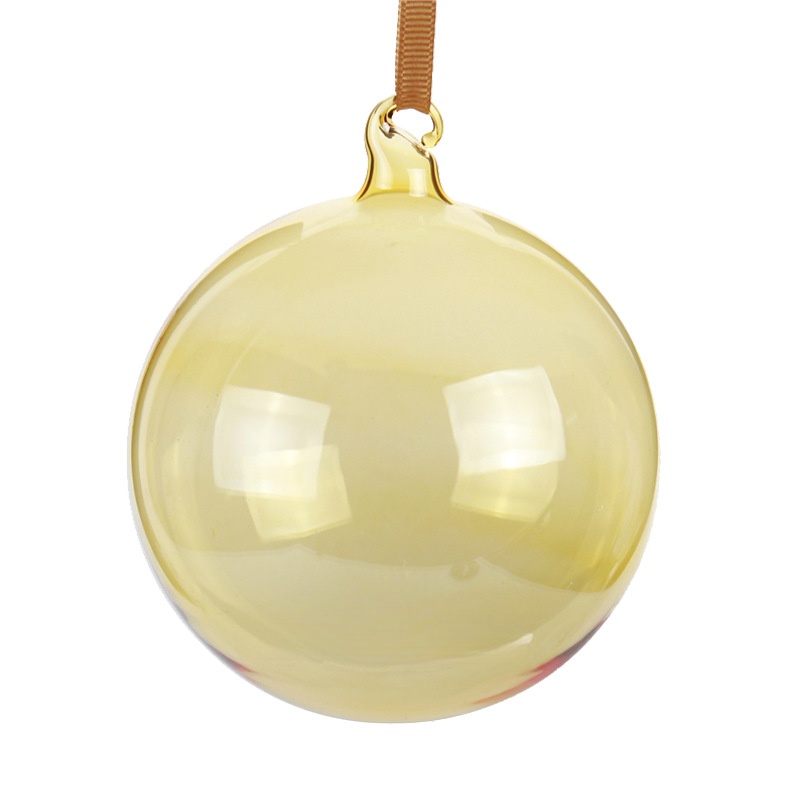 Christmas clear glass ball pendant