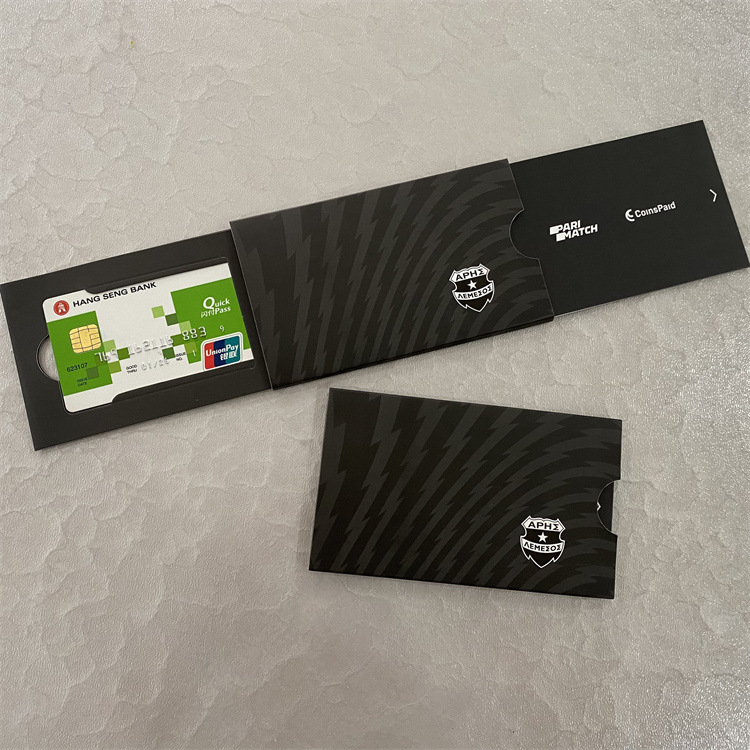 VIP Visa Credit Card Push Slider Card Sleeve