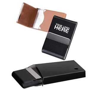 PU Leather Cigarette Business Card Case