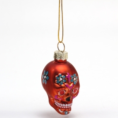 Christmas glass ornament