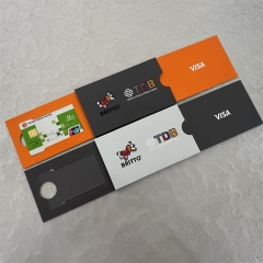 VIP Visa Credit Card Push Slider Card Sleeve