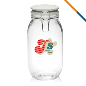 Gasic Glass Storage Jars - 51 OZ.