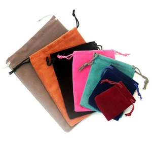 Flannelette Drawstring Gifts Bags