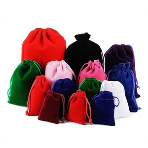 Flannelette Drawstring Gifts Bags