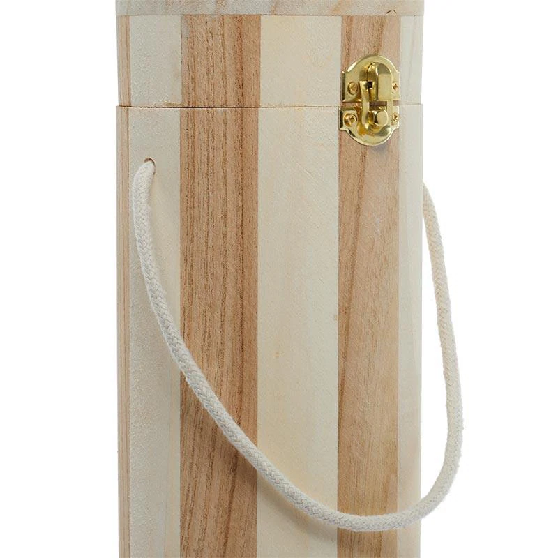 Natural Wood Wine Carrier