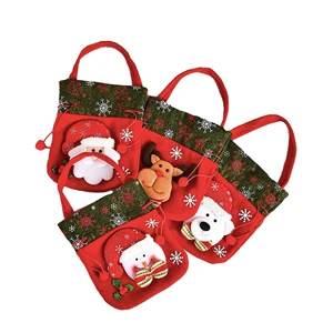 Christmas Gift Bags Drawstring Candy Pouch