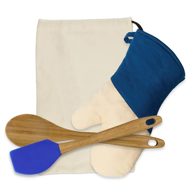 Bamboo Gift Set with Oven Mitt