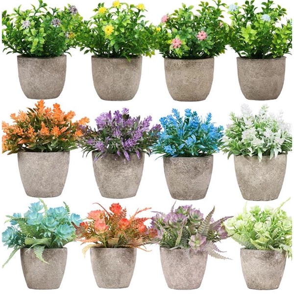 Mini Simulation Pot Plant Combination Artificial Flowers