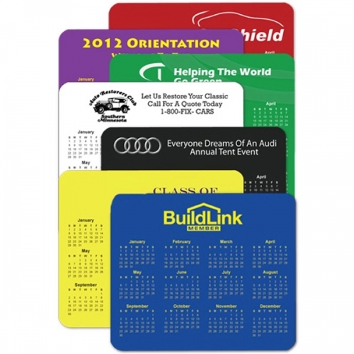 Customized Horizontal Calendar Mouse Pad