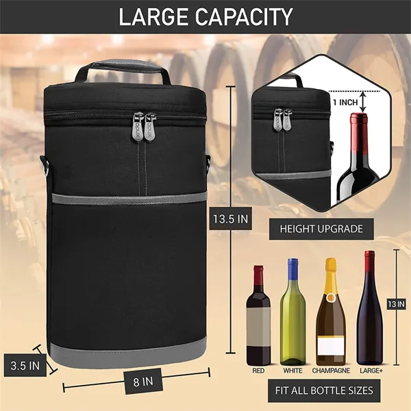 2 Bottle Wine Carrier Tote