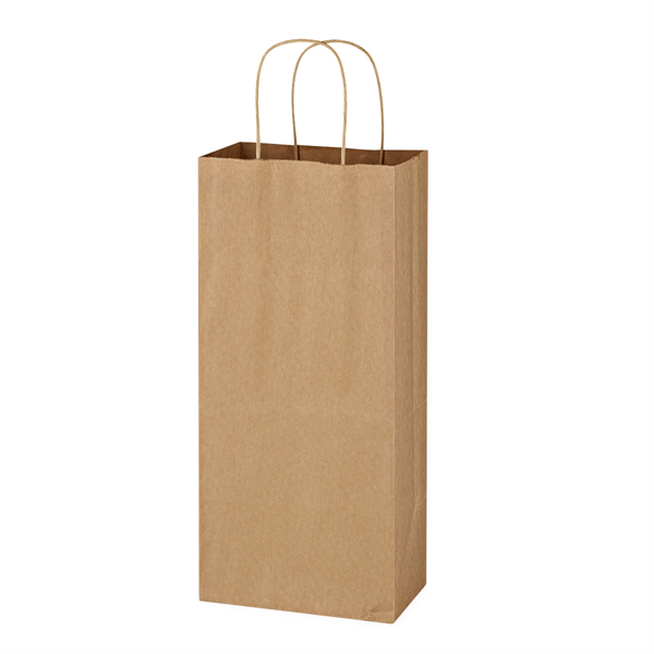 1-Bottle Kraft Paper Wine Bag