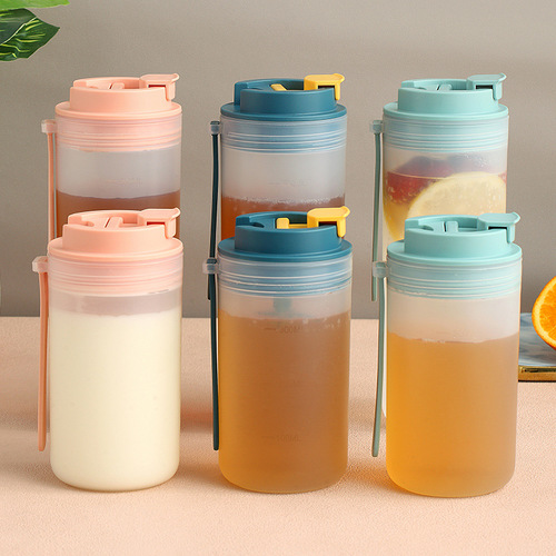 Transparent Plastic Mini Water Bottle With Lid