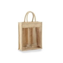 Jute Wine Gift Bag