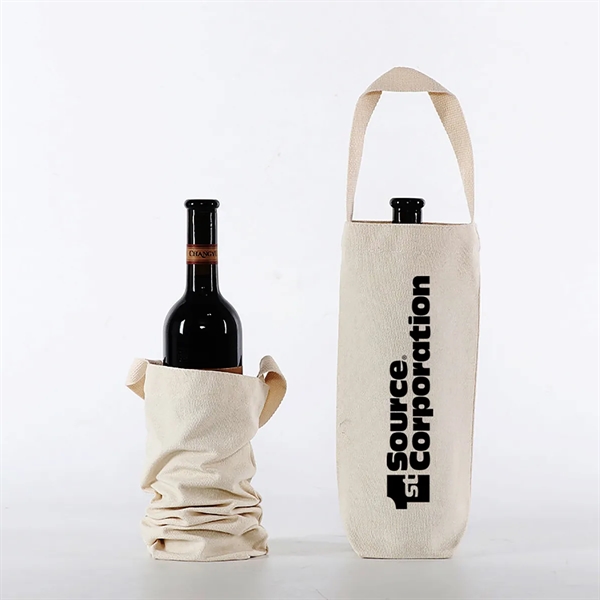 Single Bottle Canvas Bag