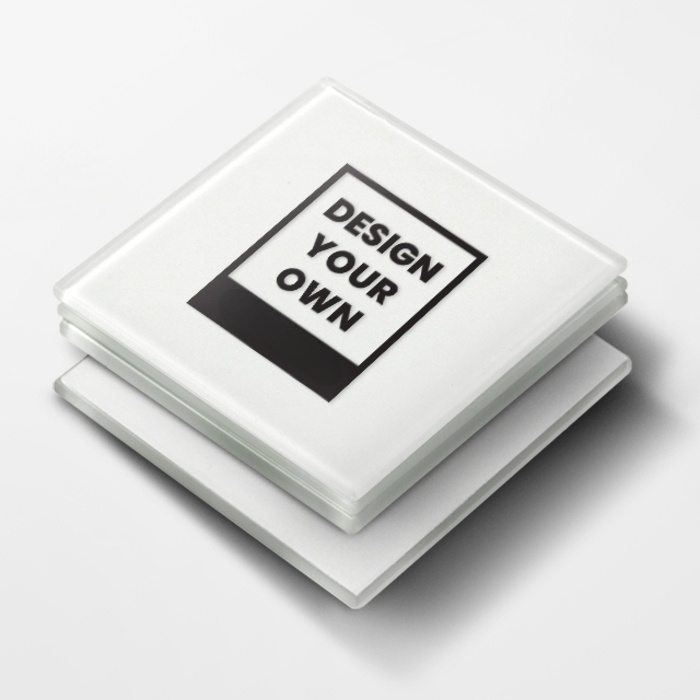 Square Glass Coaster