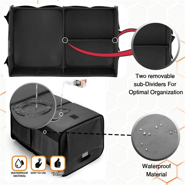 Foldable Trunk Storage Organizer