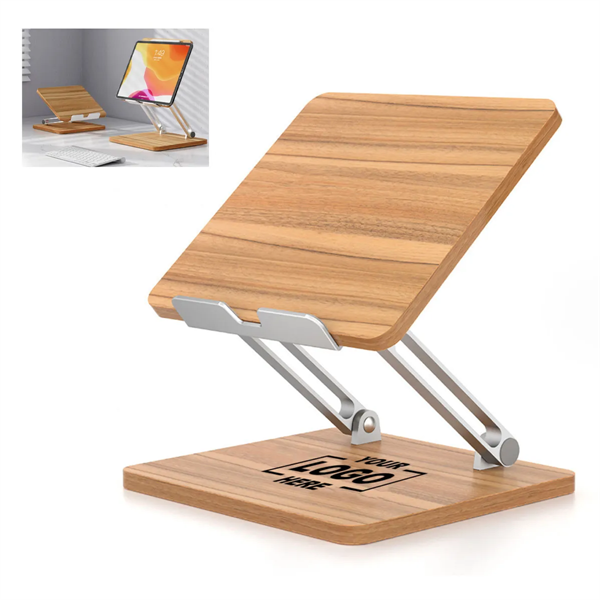 Adjustable Wood Laptop Stand