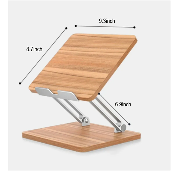 Adjustable Wood Laptop Stand