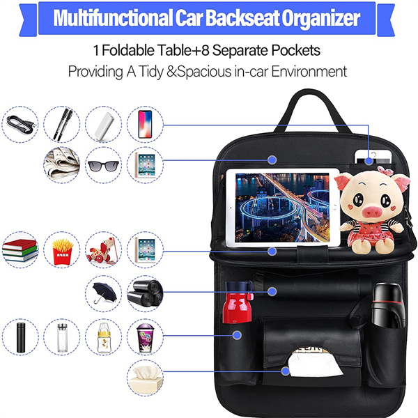 Car Back Seat Organizer