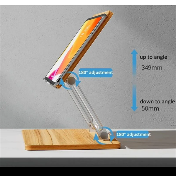 Adjustable Wood Laptop Stand