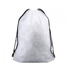 Frosted Drawstring Plastic Bag