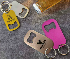 Keychain beer opener