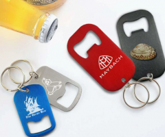 Keychain beer opener