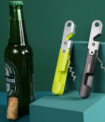 PP plastic stainless steel bottle opener