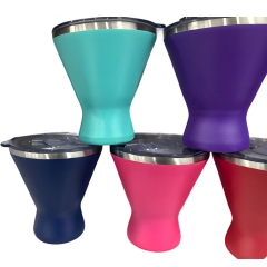 Stemless Martini Glasses