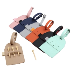 Golf ball Nail Square Leather Case