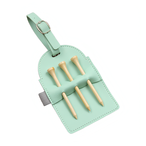 Golf ball Nail Square Leather Case