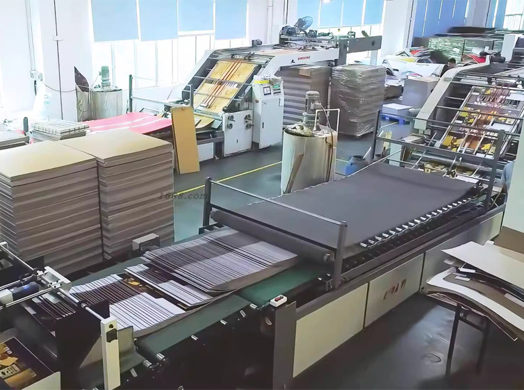 Paper display stand production line
