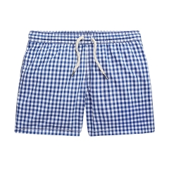 Gingham Swim Shorts Cruise Royal