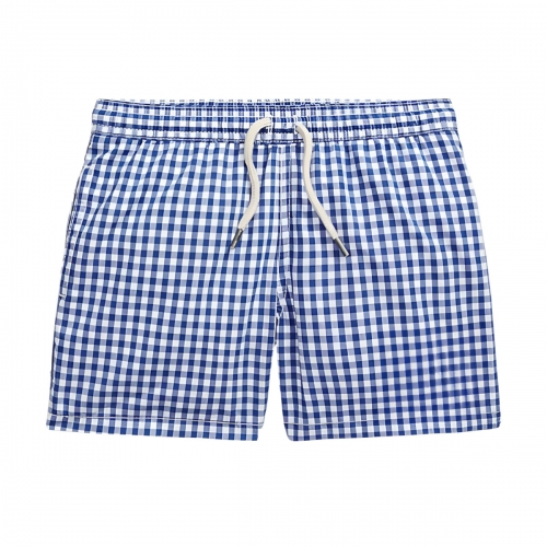 Gingham Swim Shorts Cruise Royal