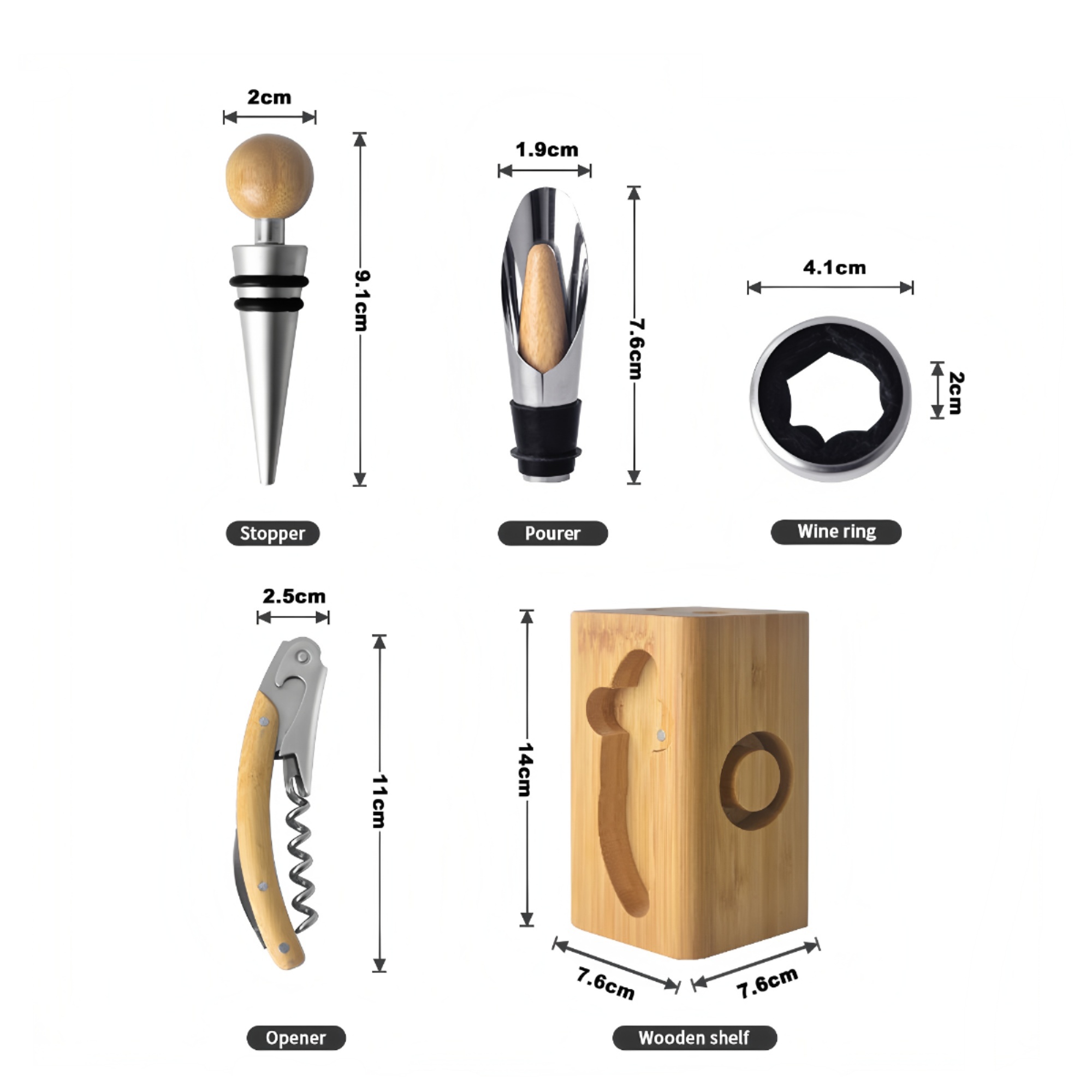 Five-piece Multifunctional Wine Set